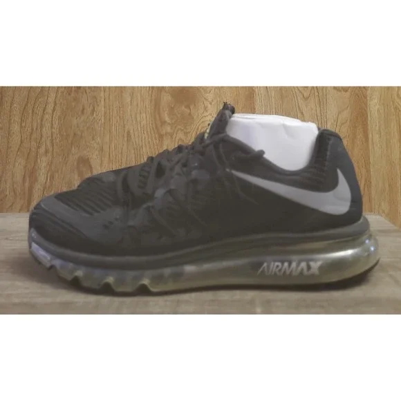 Nike Air Max 2015 Running Shoes Men's Size 8.5 Black